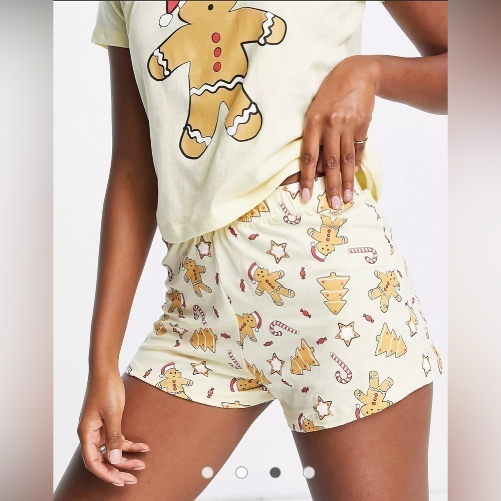 Gingerbread man Pajama set by Brave Soul - New with tag - Picture 3 of 5